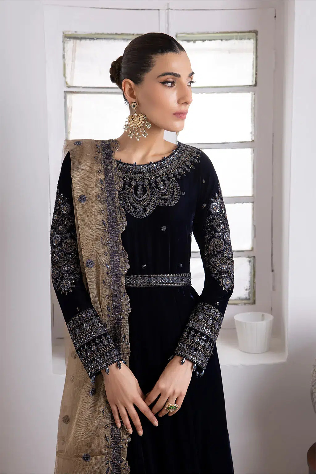 Iznik | Festive Velvet 23 | IV-35 SHAMS -  Iznik Formal - Original Designer Dress - House of Maryam