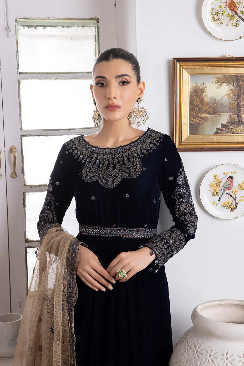 Iznik | Festive Velvet 23 | IV-35 SHAMS -  Iznik Formal - Original Designer Dress - House of Maryam