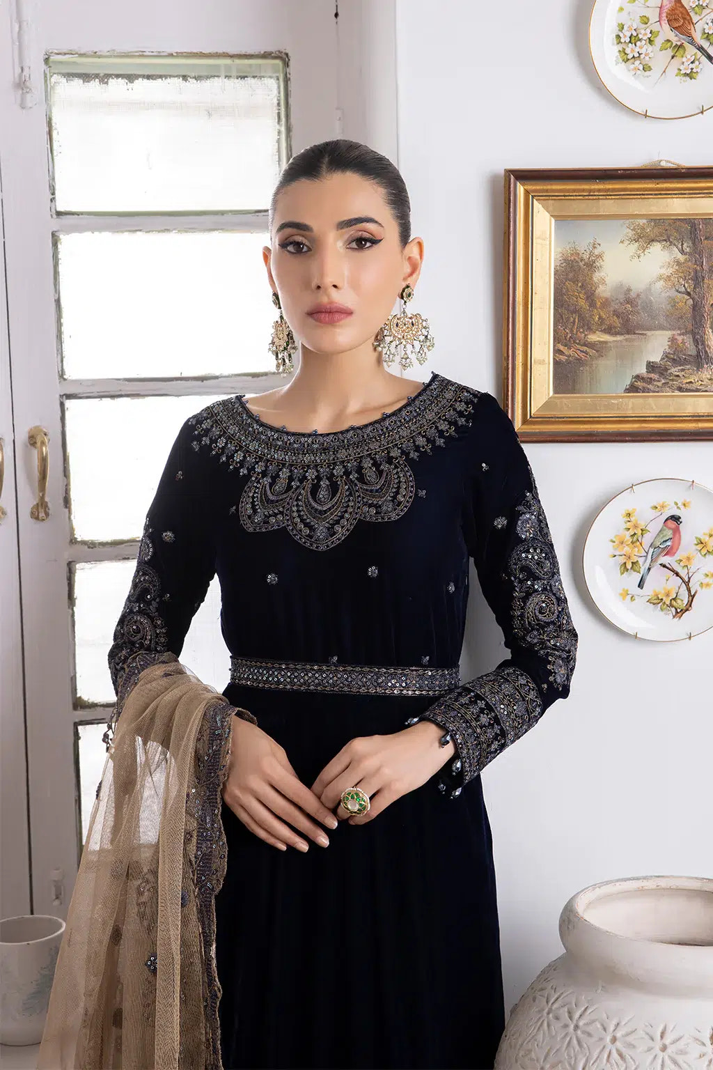 Iznik | Festive Velvet 23 | IV-35 SHAMS -  Iznik Formal - Original Designer Dress - House of Maryam