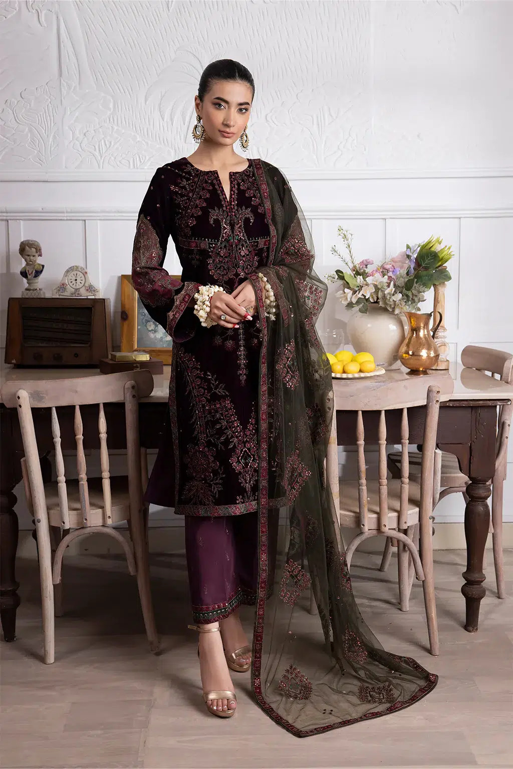 Iznik | Festive Velvet 23 | IV-30 AZITAH -  Iznik Formal - Original Designer Dress - House of Maryam