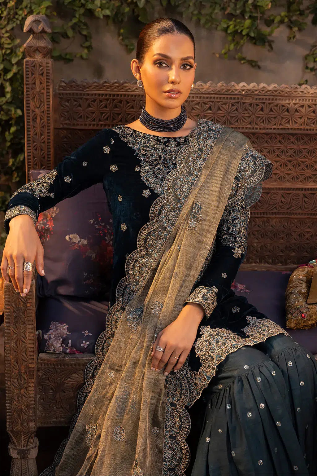 Iznik | Festive Velvet 23 | IV-34 DARYA -  Iznik Formal -  House of Maryam