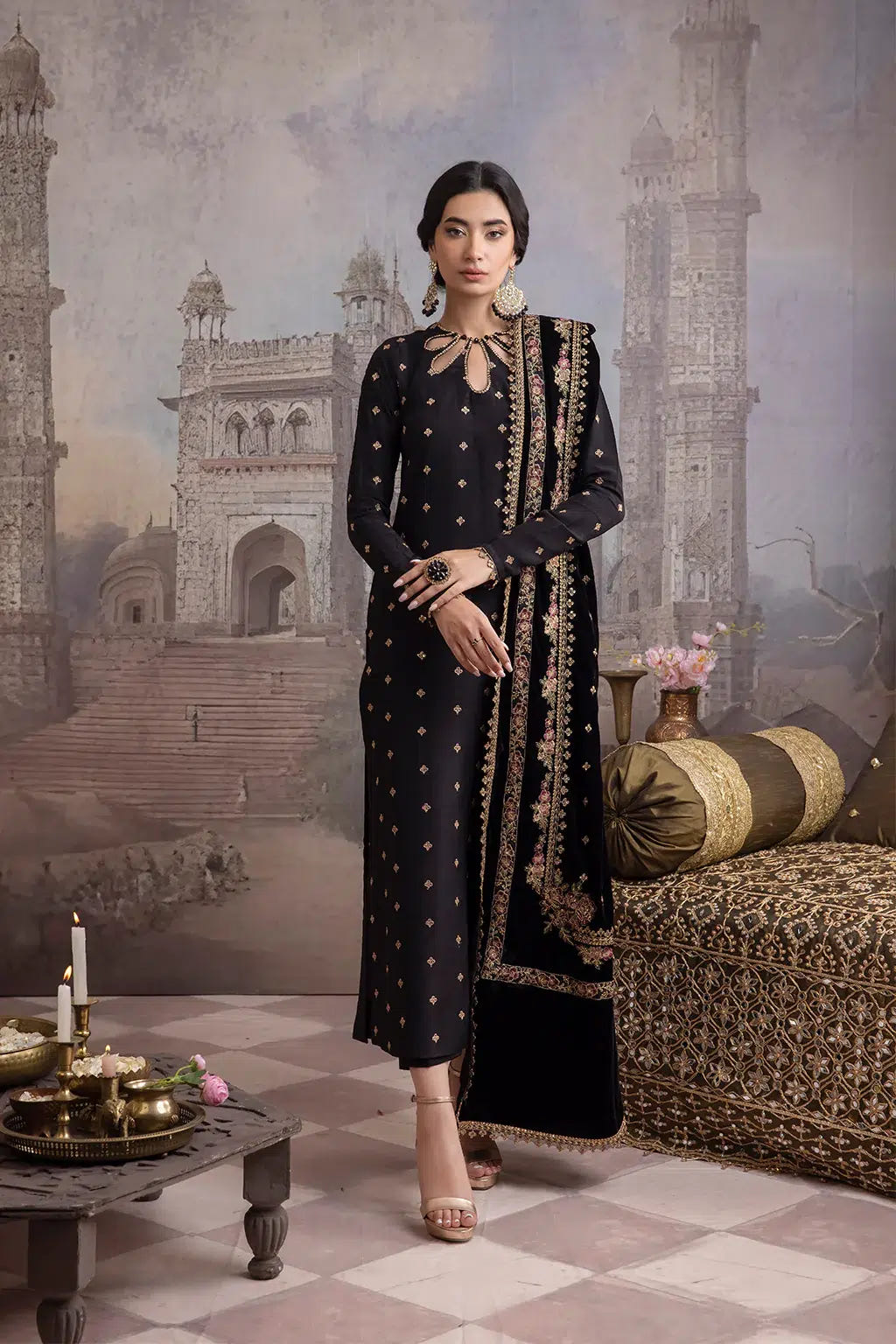 Iznik | Festive Velvet 23 | IV-28 LEILA -  Iznik Formal - Original Designer Dress - House of Maryam