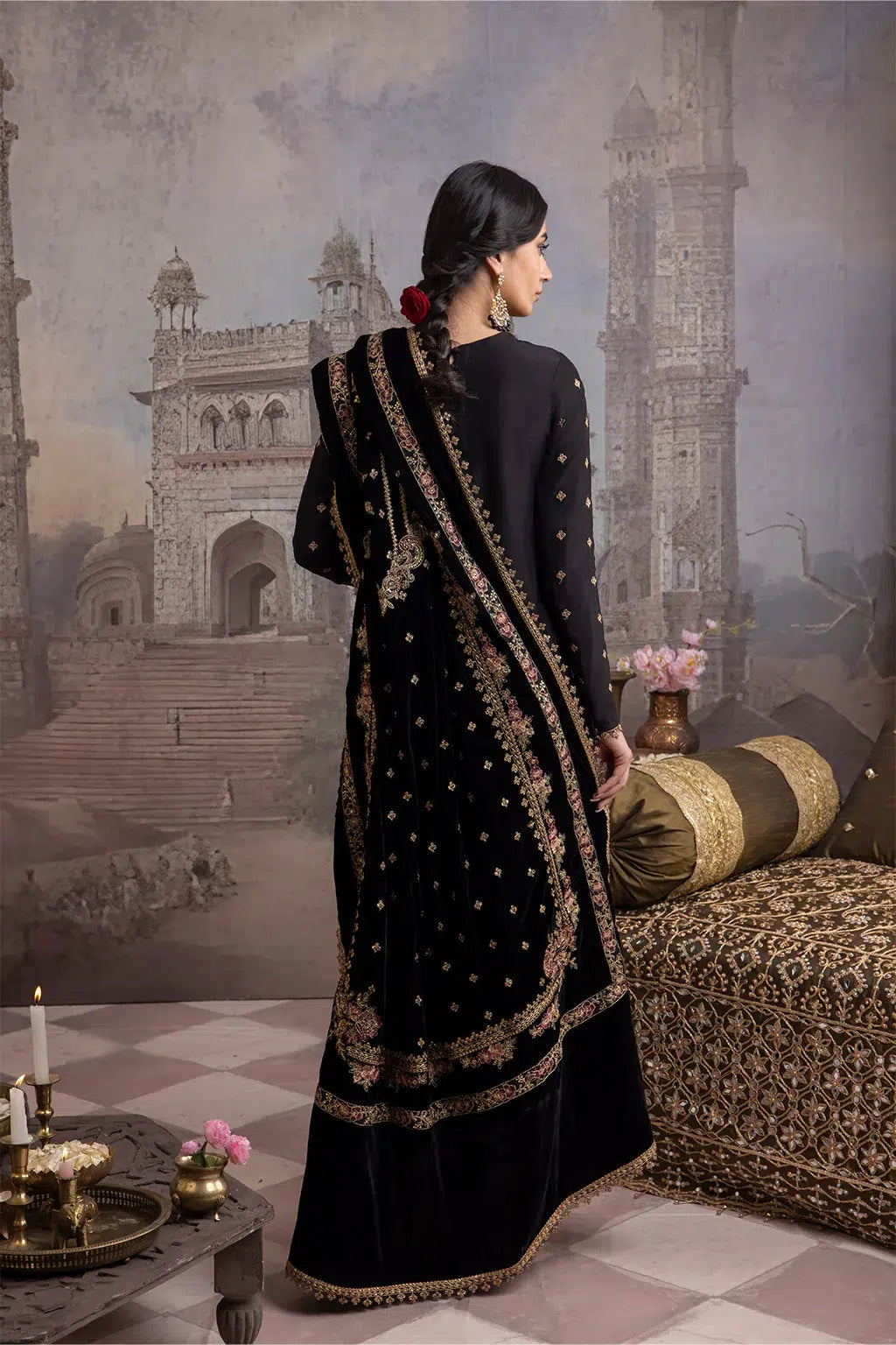 Iznik | Festive Velvet 23 | IV-28 LEILA -  Iznik Formal - Original Designer Dress - House of Maryam