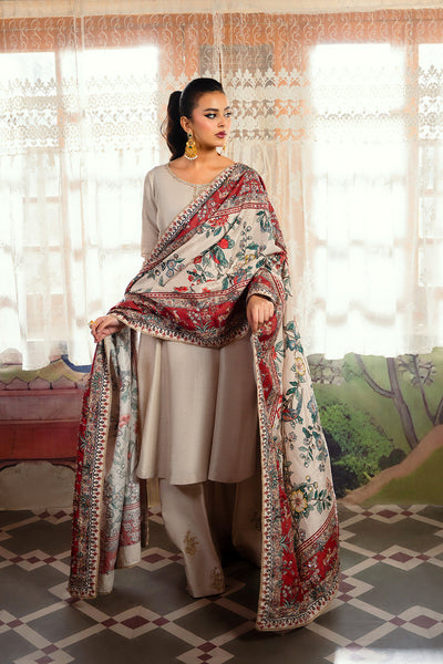 Saira Rizwan | Dahini Silk Pret | DUNE - SRLP01-25 -  Saira Rizwan Ladies Clothes - Original Designer Dress - House of Maryam