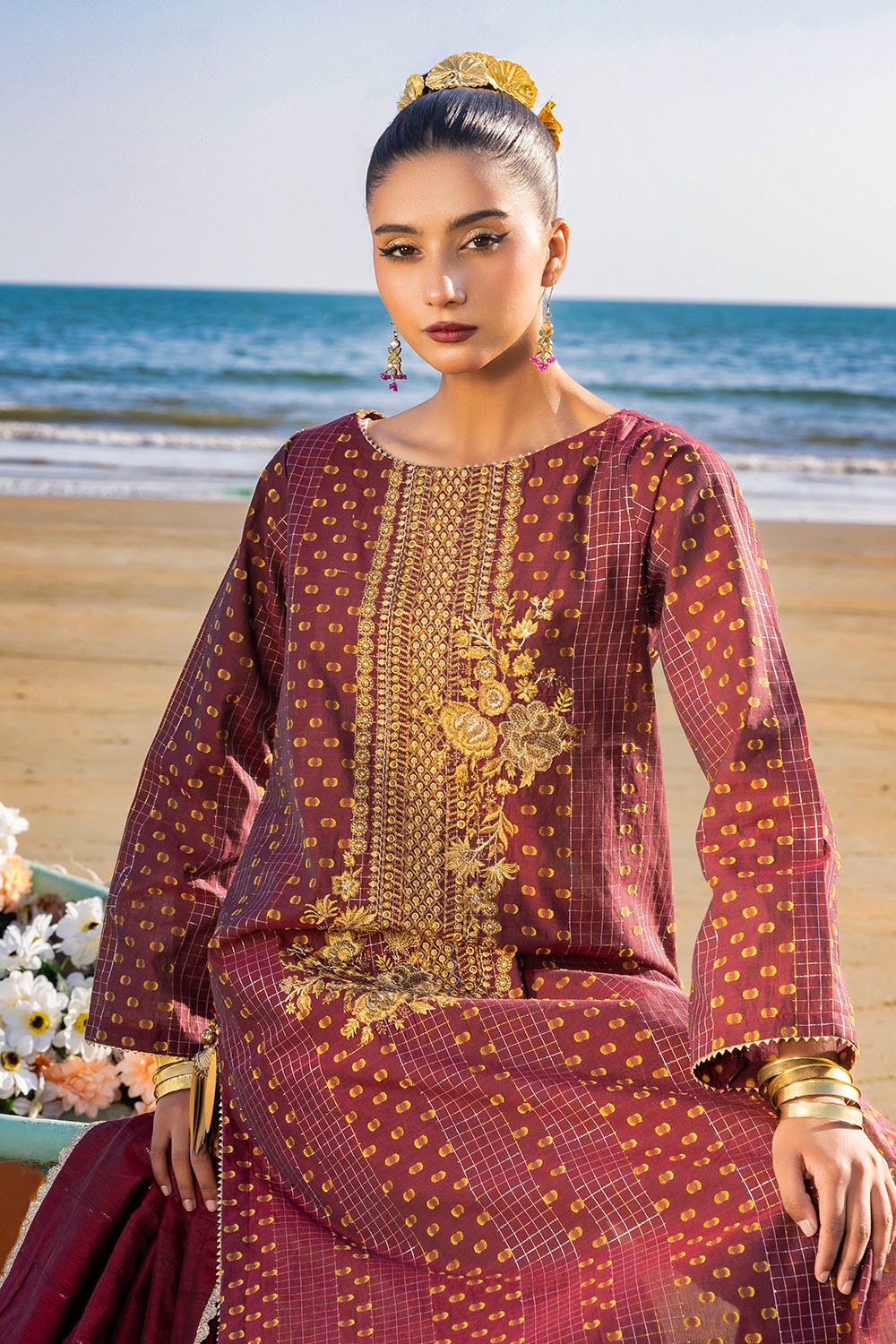 Gul Ahmed | Taara 25 | MJ-42038 -  Gul Ahmed Ladies Clothes - Original Designer Dress - House of Maryam