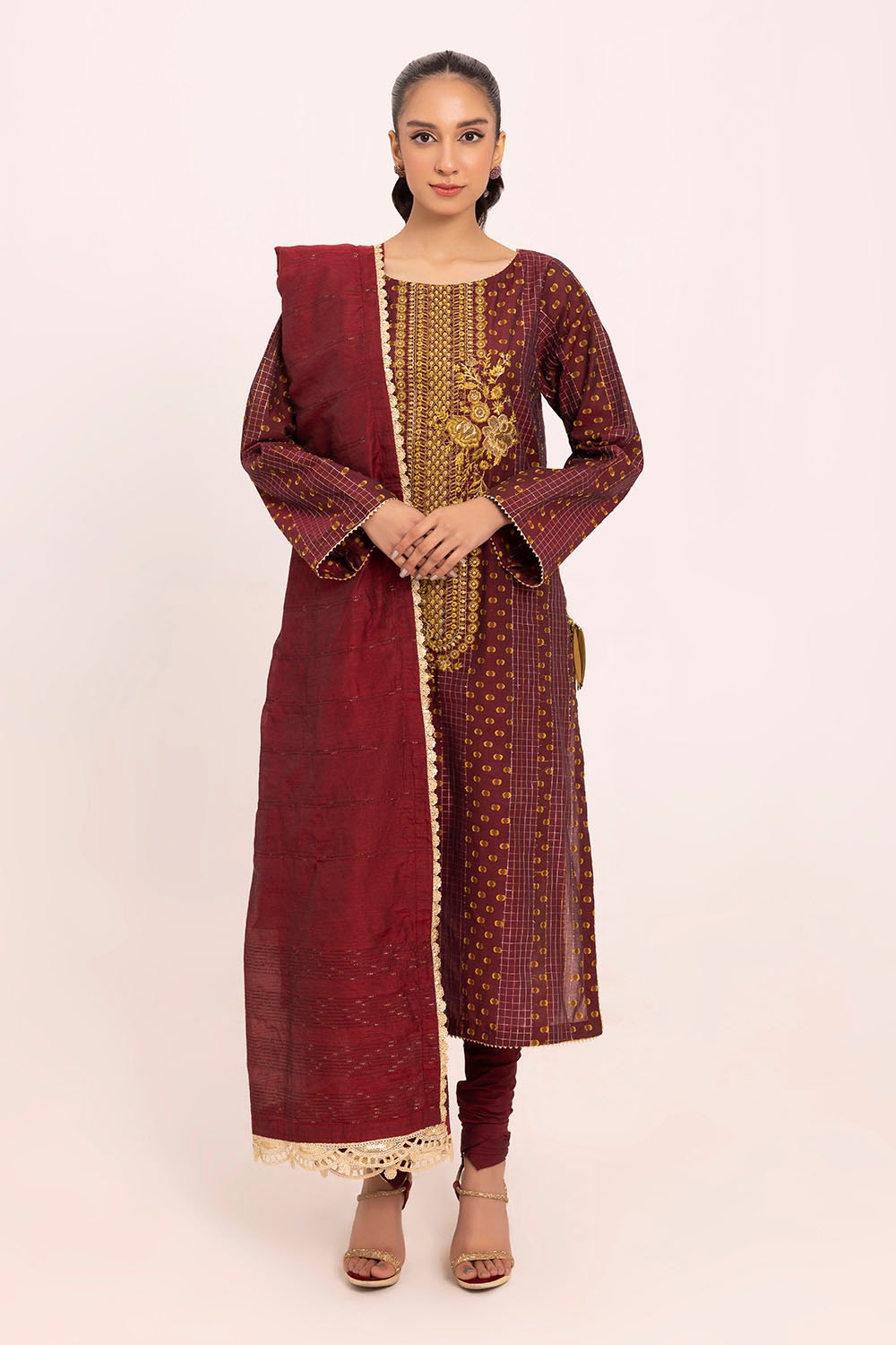 Gul Ahmed | Taara 25 | MJ-42038 -  Gul Ahmed Ladies Clothes - Original Designer Dress - House of Maryam