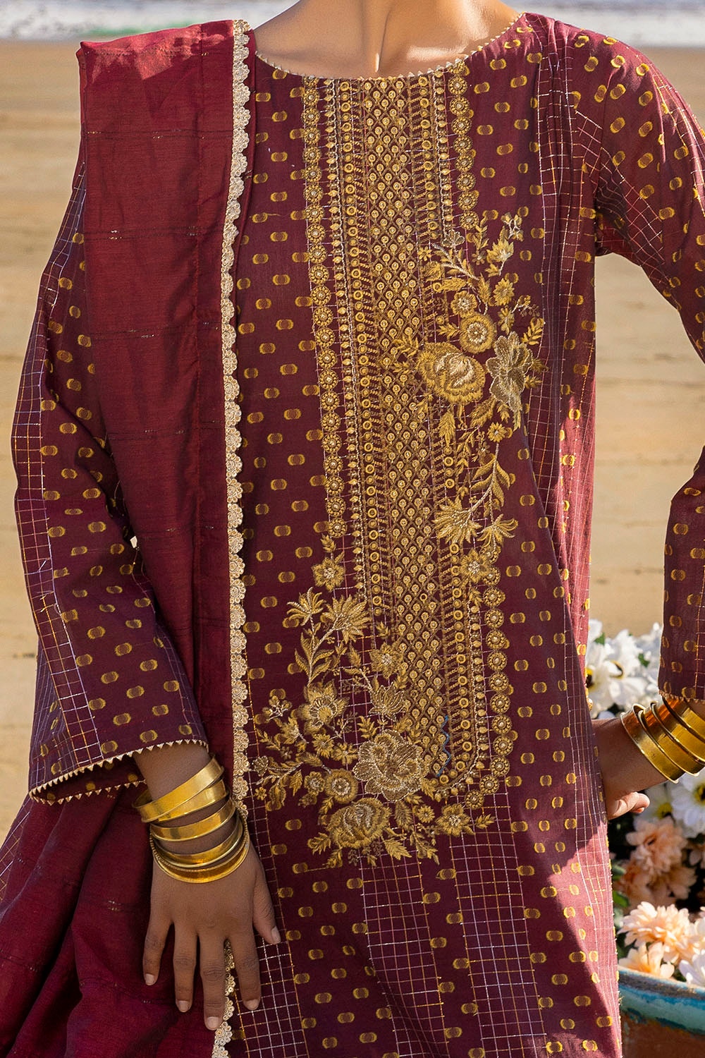 Gul Ahmed | Taara 25 | MJ-42038 -  Gul Ahmed Ladies Clothes - Original Designer Dress - House of Maryam
