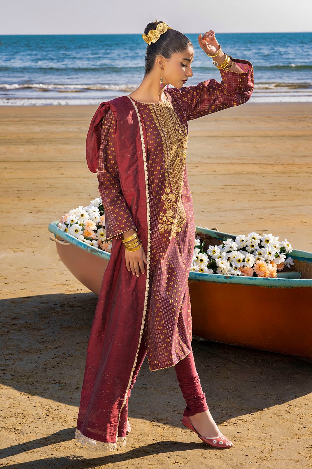 Gul Ahmed | Taara 25 | MJ-42038 -  Gul Ahmed Ladies Clothes - Original Designer Dress - House of Maryam
