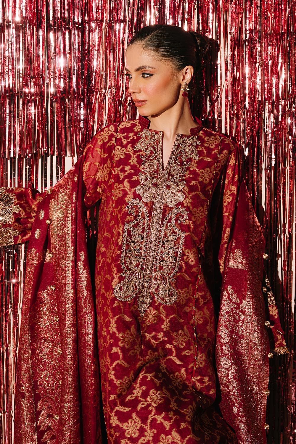 Gul Ahmed | Festive Eid 25 | FE-52073 -  Gul Ahmed Ladies Clothes - Original Designer Dress - House of Maryam