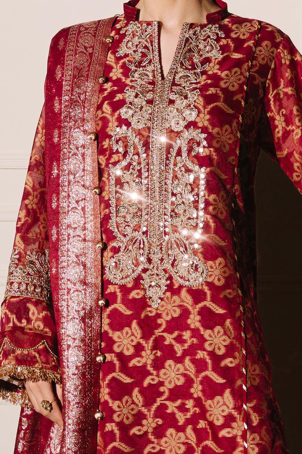 Gul Ahmed | Festive Eid 25 | FE-52073 -  Gul Ahmed Ladies Clothes - Original Designer Dress - House of Maryam