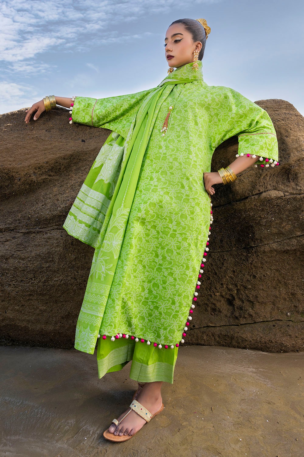 Gul Ahmed | Taara 25 | JD-42009 -  Gul Ahmed Ladies Clothes - Original Designer Dress - House of Maryam