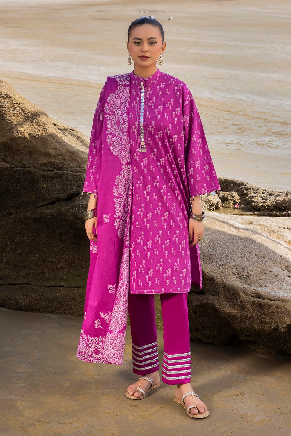 Gul Ahmed | Taara 25 |JD-42010 -  Gul Ahmed Ladies Clothes - Original Designer Dress - House of Maryam