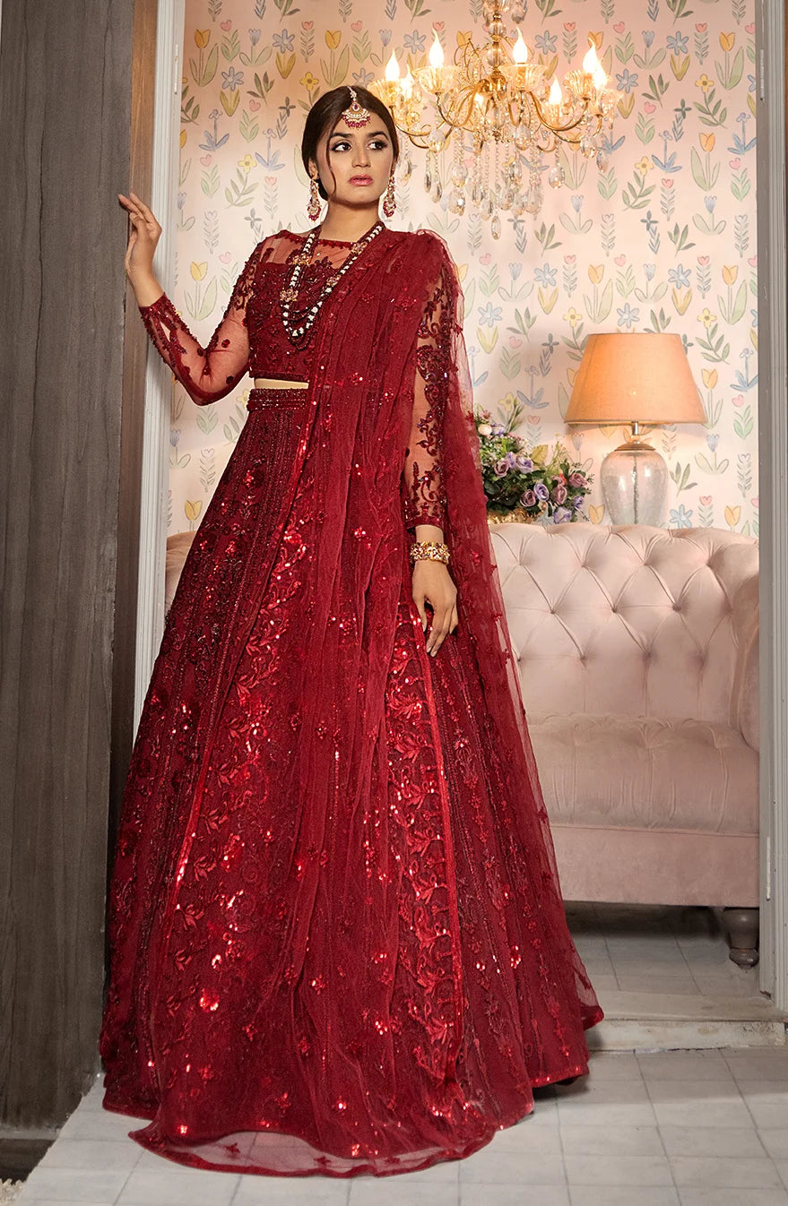 Waqas Shah | Malika E Jahan | Jagrani -  Waqas Shah Formal - Original Designer Dress - House of Maryam