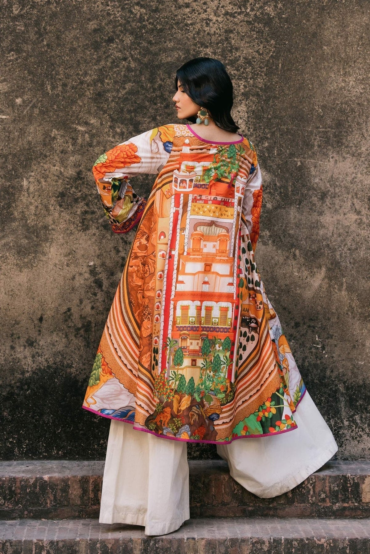 Fahad Hussayn | Lawn Banger | Jaisamand -  Fahad Hussayn Ladies Clothes - Original Designer Dress - House of Maryam