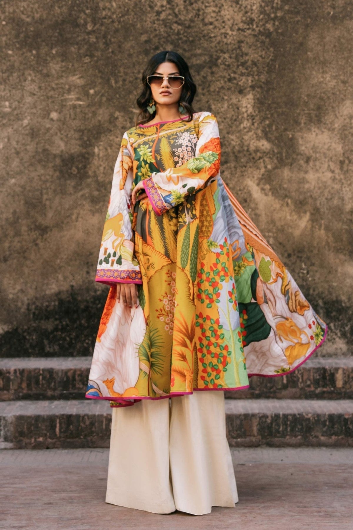 Fahad Hussayn | Lawn Banger | Jaisamand -  Fahad Hussayn Ladies Clothes - Original Designer Dress - House of Maryam