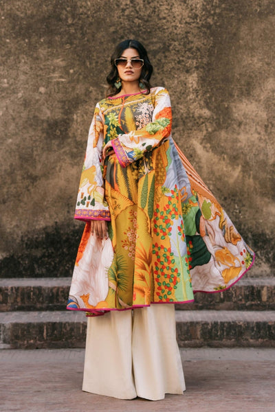 Fahad Hussayn | Lawn Banger | Jaisamand -  Fahad Hussayn Ladies Clothes - Original Designer Dress - House of Maryam