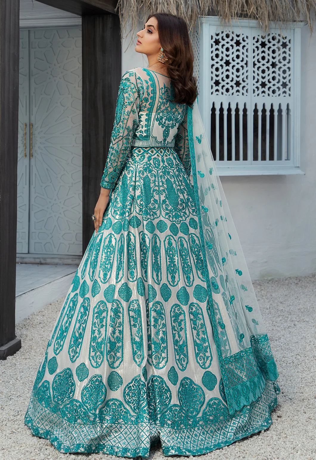 Waqas Shah | Malika E Jahan | Jasmine -  Waqas Shah Formal - Original Designer Dress - House of Maryam