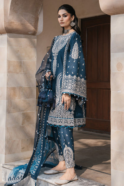 Jazmin | Shahkaar Luxury Lawn 24 | SL24-D5 -  Jazmin Luxury - Original Designer Dress - House of Maryam