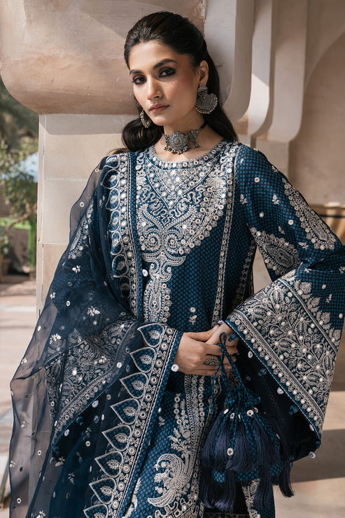 Jazmin | Shahkaar Luxury Lawn 24 | SL24-D5 -  Jazmin Luxury - Original Designer Dress - House of Maryam