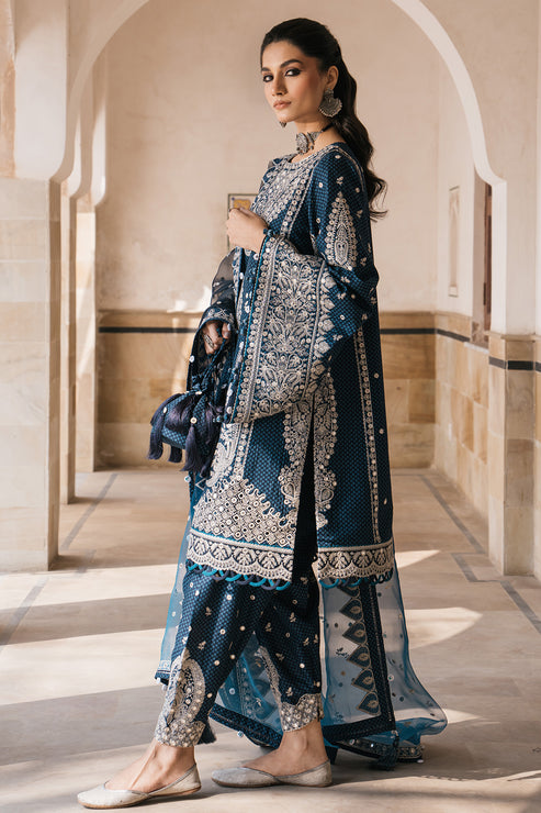 Jazmin | Shahkaar Luxury Lawn 24 | SL24-D5 -  Jazmin Luxury - Original Designer Dress - House of Maryam
