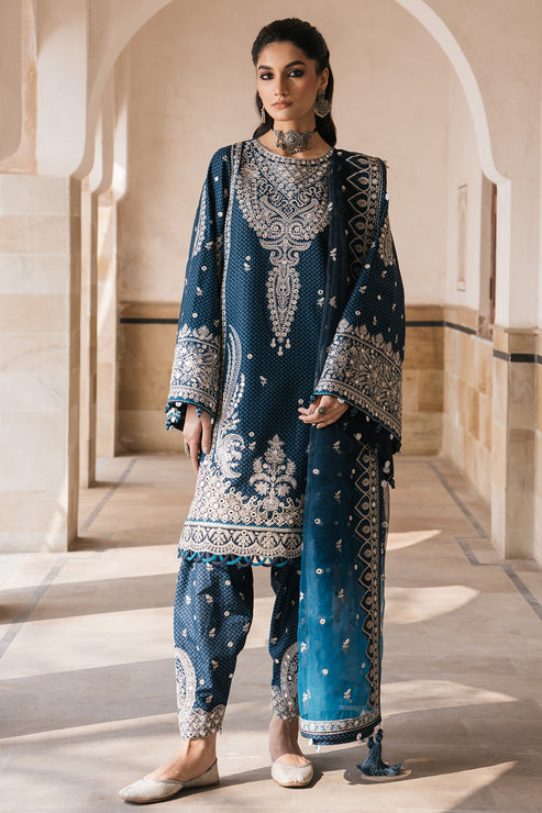 Jazmin | Shahkaar Luxury Lawn 24 | SL24-D5 -  Jazmin Luxury - Original Designer Dress - House of Maryam