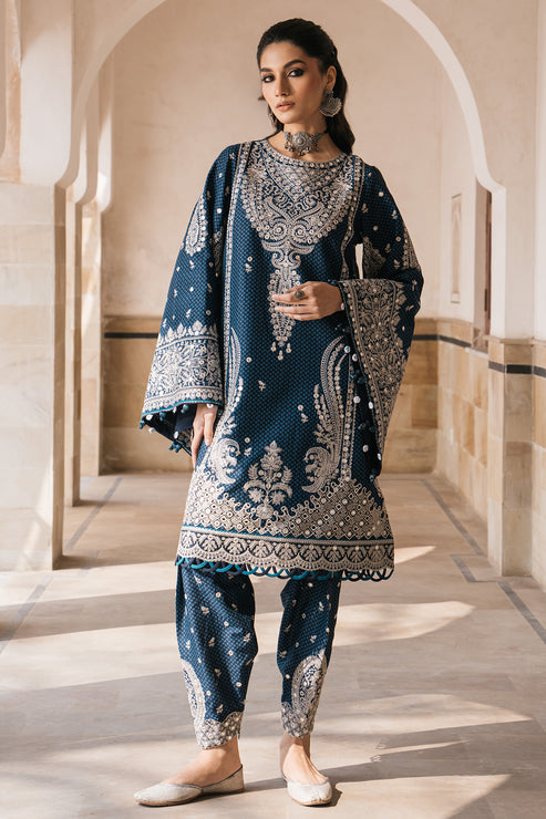 Jazmin | Shahkaar Luxury Lawn 24 | SL24-D5 -  Jazmin Luxury - Original Designer Dress - House of Maryam