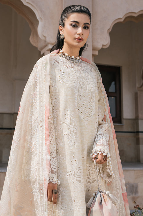 Jazmin | Shahkaar Luxury Lawn 24 | SL24-D7 -  Jazmin Luxury - Original Designer Dress - House of Maryam