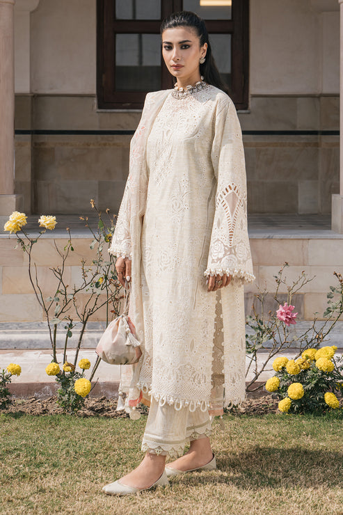 Jazmin | Shahkaar Luxury Lawn 24 | SL24-D7 -  Jazmin Luxury - Original Designer Dress - House of Maryam