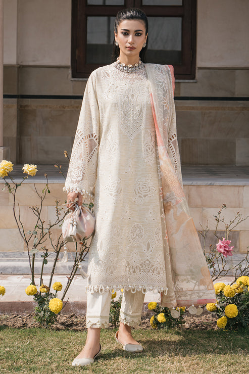 Jazmin | Shahkaar Luxury Lawn 24 | SL24-D7 -  Jazmin Luxury - Original Designer Dress - House of Maryam