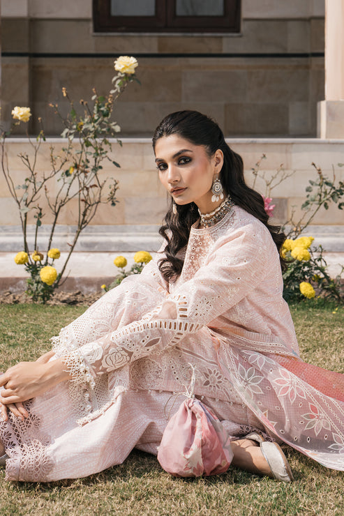 Jazmin | Shahkaar Luxury Lawn 24 | SL24-D8 -  Jazmin Luxury - Original Designer Dress - House of Maryam
