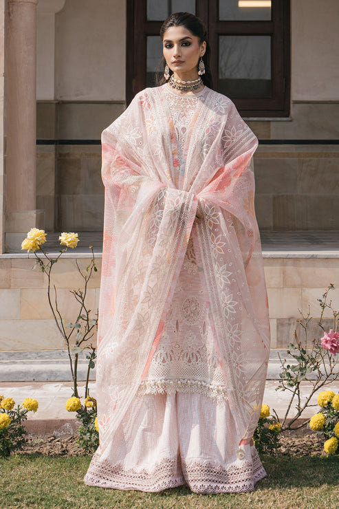 Jazmin | Shahkaar Luxury Lawn 24 | SL24-D8 -  Jazmin Luxury - Original Designer Dress - House of Maryam