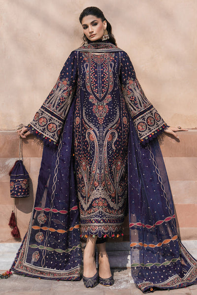 Jazmin | Shahkaar Luxury Lawn 24 | SL24-D9 -  Jazmin Luxury - Original Designer Dress - House of Maryam