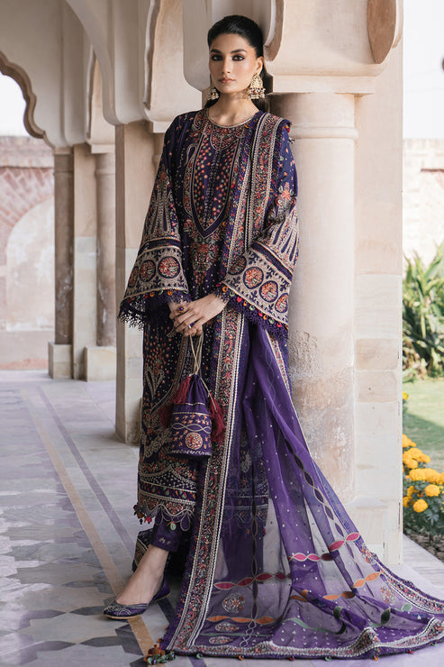 Jazmin | Shahkaar Luxury Lawn 24 | SL24-D9 -  Jazmin Luxury - Original Designer Dress - House of Maryam