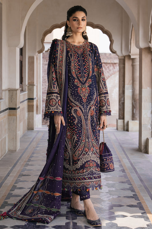 Jazmin | Shahkaar Luxury Lawn 24 | SL24-D9 -  Jazmin Luxury -  House of Maryam