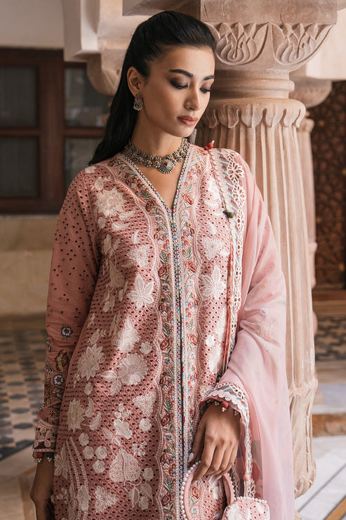 Jazmin | Shahkaar Luxury Lawn 24 | SL24-D4 -  Jazmin Luxury - Original Designer Dress - House of Maryam