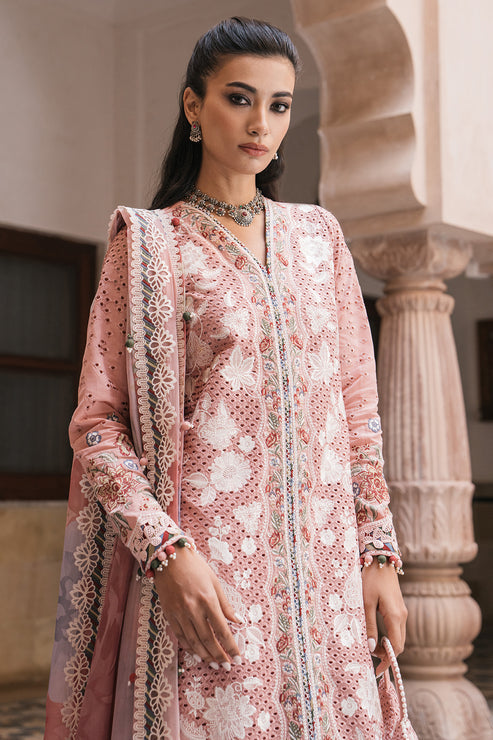 Jazmin | Shahkaar Luxury Lawn 24 | SL24-D4 -  Jazmin Luxury - Original Designer Dress - House of Maryam