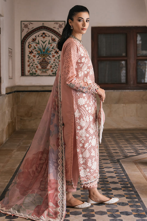 Jazmin | Shahkaar Luxury Lawn 24 | SL24-D4 -  Jazmin Luxury - Original Designer Dress - House of Maryam