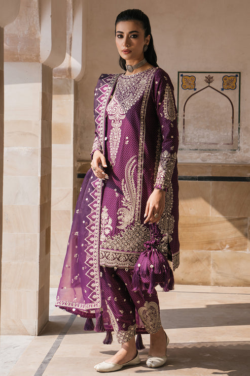 Jazmin | Shahkaar Luxury Lawn 24 | SL24-D6 -  Jazmin Luxury - Original Designer Dress - House of Maryam