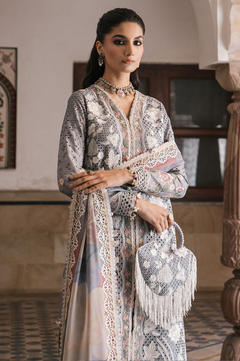 Jazmin | Shahkaar Luxury Lawn 24 | SL24-D3 -  Jazmin Luxury - Original Designer Dress - House of Maryam
