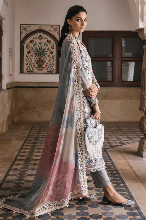 Jazmin | Shahkaar Luxury Lawn 24 | SL24-D3 -  Jazmin Luxury - Original Designer Dress - House of Maryam