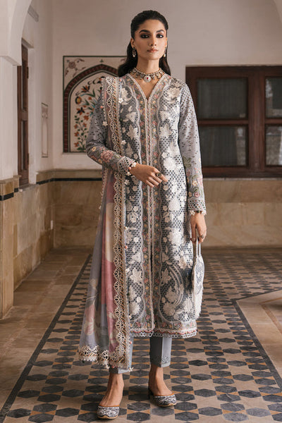 Jazmin | Shahkaar Luxury Lawn 24 | SL24-D3 -  Jazmin Luxury - Original Designer Dress - House of Maryam