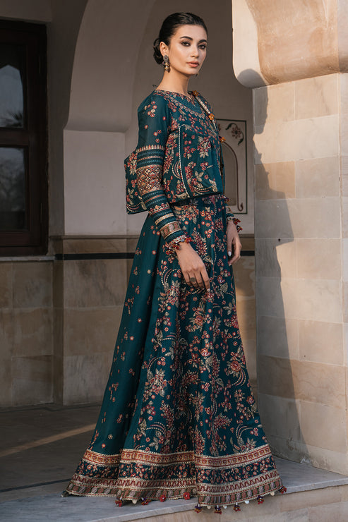 Jazmin | Shahkaar Luxury Lawn 24 | SL24-D16 -  Jazmin Luxury - Original Designer Dress - House of Maryam