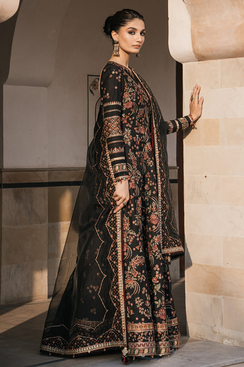 Jazmin | Shahkaar Luxury Lawn 24 | SL24-D15 -  Jazmin Luxury - Original Designer Dress - House of Maryam