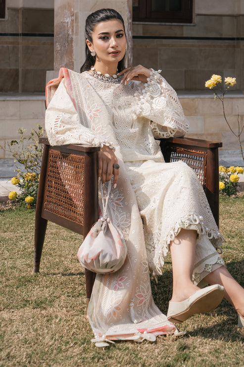 Jazmin | Shahkaar Luxury Lawn 24 | SL24-D7 -  Jazmin Luxury - Original Designer Dress - House of Maryam