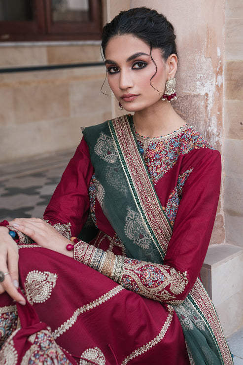 Jazmin | Shahkaar Luxury Lawn 24 | SL24-D11 -  Jazmin Luxury - Original Designer Dress - House of Maryam