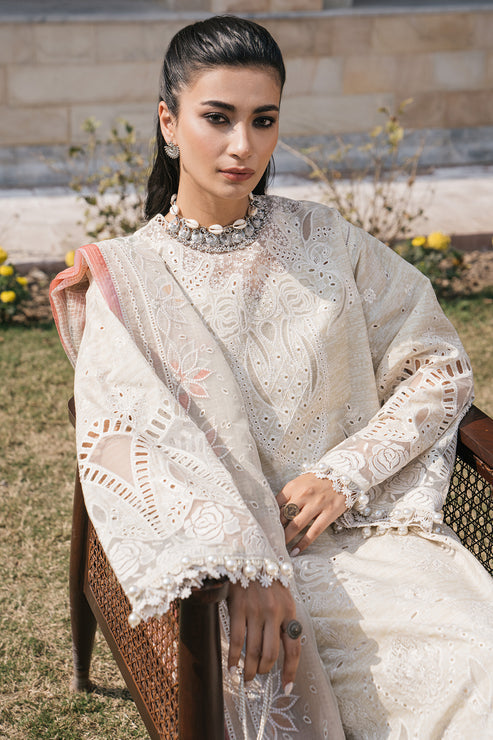 Jazmin | Shahkaar Luxury Lawn 24 | SL24-D7 -  Jazmin Luxury - Original Designer Dress - House of Maryam