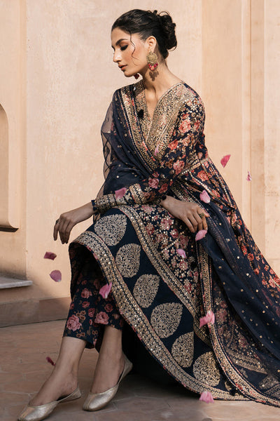 Jazmin | Shahkaar Luxury Lawn 24 | SL24-D1 -  Jazmin Luxury - Original Designer Dress - House of Maryam