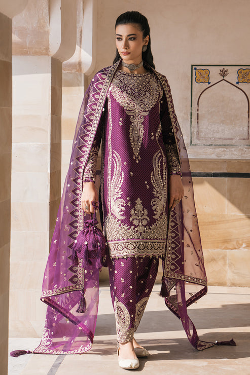Jazmin | Shahkaar Luxury Lawn 24 | SL24-D6 -  Jazmin Luxury - Original Designer Dress - House of Maryam