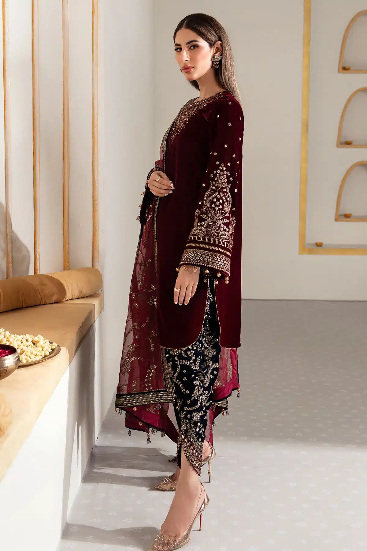 Jazmin | Velvet 23 | VF-2017 -  Jazmin Formal - Original Designer Dress - House of Maryam