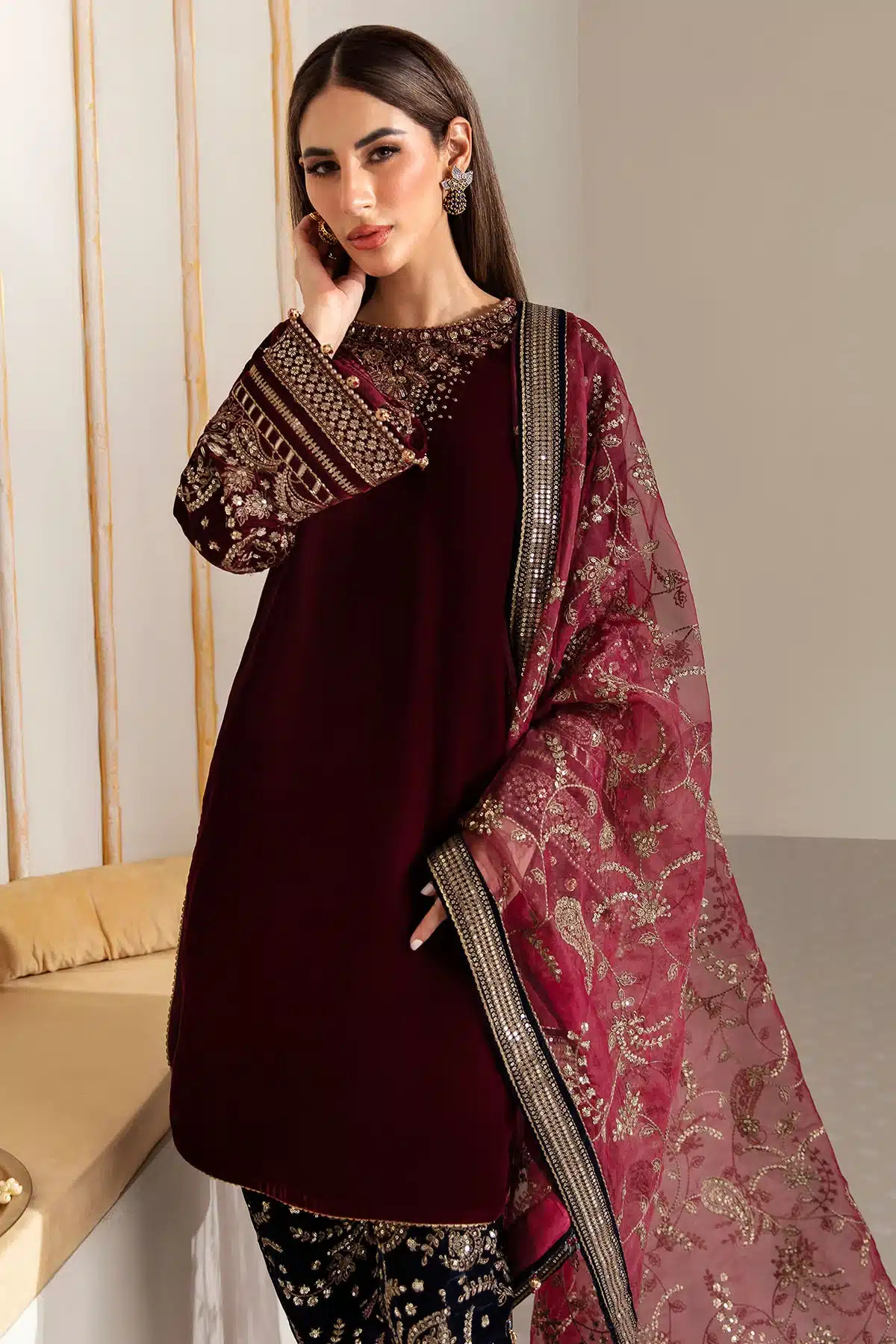 Jazmin | Velvet 23 | VF-2017 -  Jazmin Formal - Original Designer Dress - House of Maryam